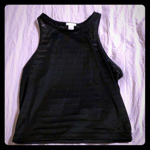 Mesh Reebok crop top